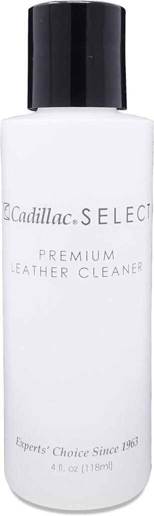 Cadillac Select Premium Leather Cleaner 4 oz - Great for Shoes, Handbags, Jackets, Gloves, Furniture  More